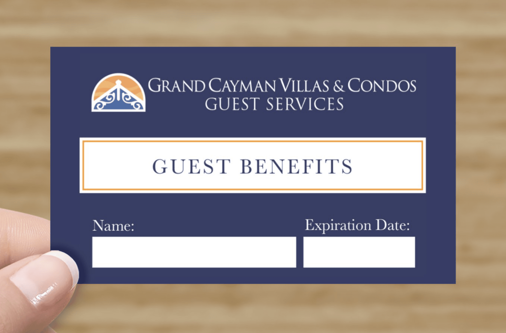Grand Cayman Villas & Condos Guest Benefits Card