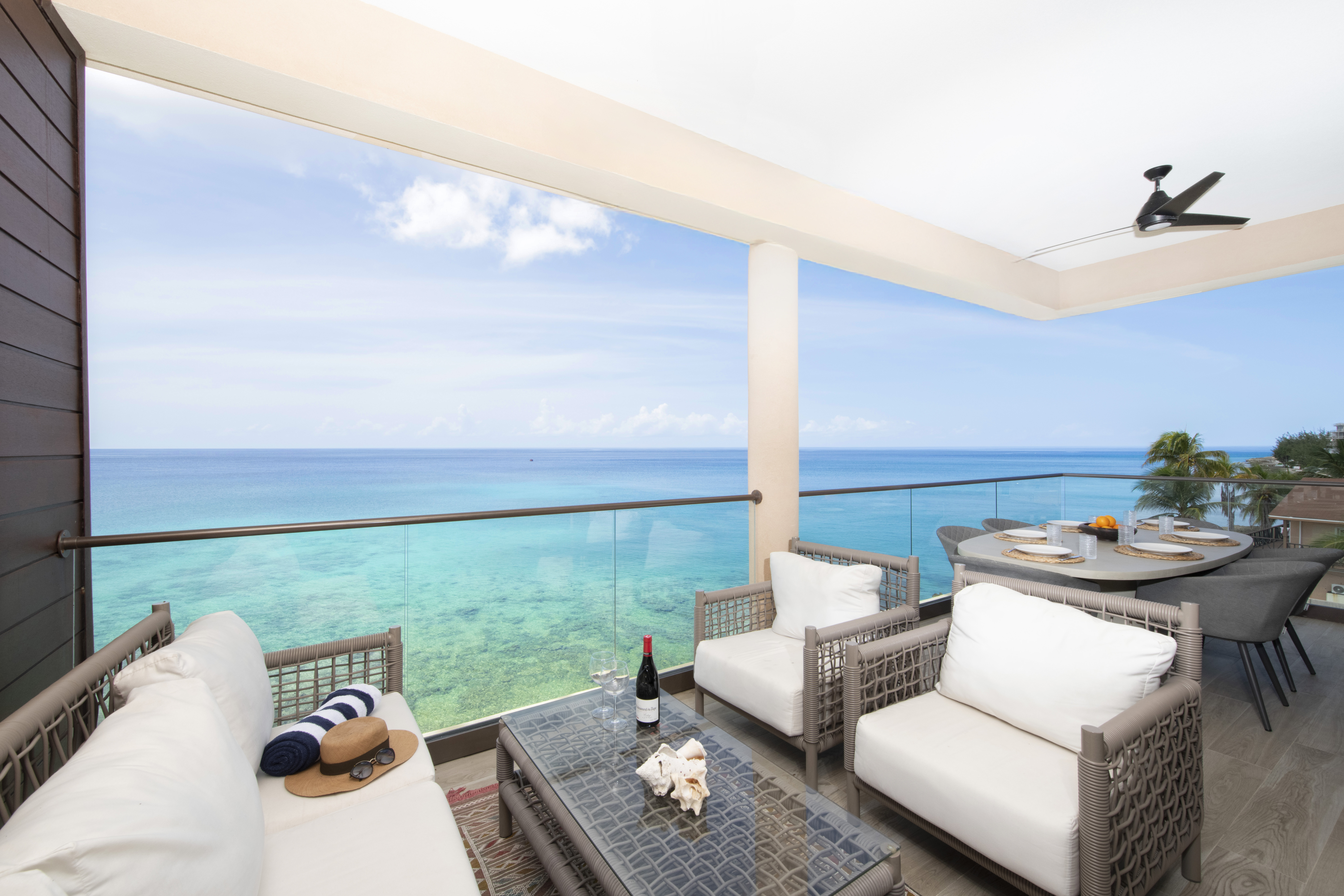 Sea Dreams Balcony in West Bay, Grand Cayman